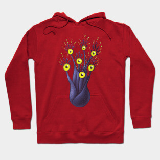 Tree Monster With Yellow Eyes Hoodie