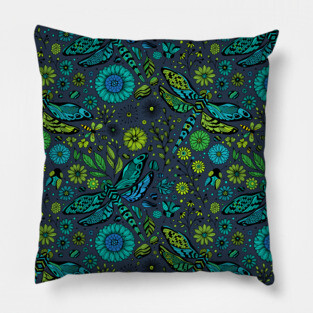 Fly, fly dragonfly 3 Pillow