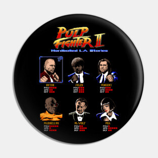 Pulp Fighter II Pin