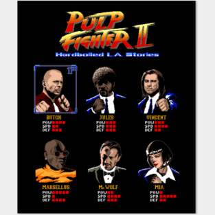 Pulp Fighter II Posters and Art