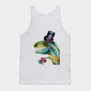 Victorian Gentleman Tyrannosaurus Rex Tank Top
