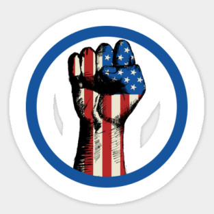 Freedom of Speech, Civil Rights Protest, Black Lives Sticker