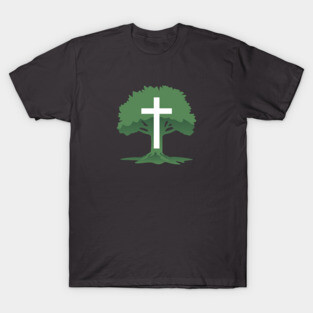 Christian Cross with Tree of Life T-Shirt