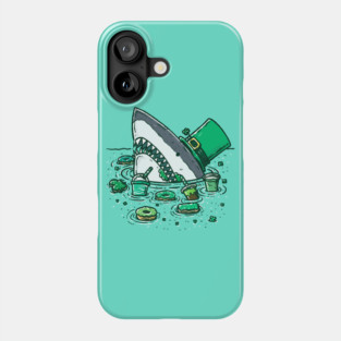 St Patricks Day Sweets Shark Phone Case