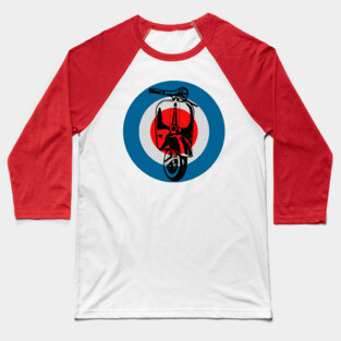 Scooter Roundel Baseball T-Shirt