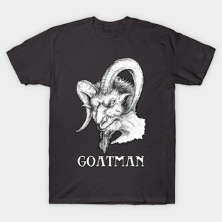 Goatman - cryptid, cryptozoology, monster, creature, goat man T-Shirt