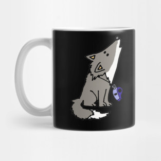 Funny Wolf Whistle Pun Cartoon Mug