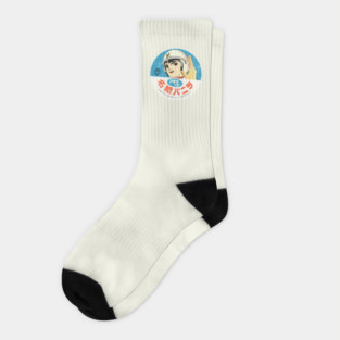 Speed Racer / Retro Style Design Socks