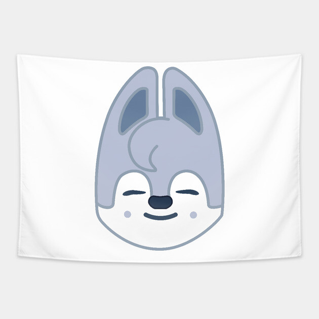 stray kids skzoo Wolf Chan - Stray Kids - Tapestry | TeePublic
