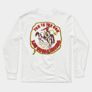 Las Vegas Nevada Vintage Cowboy Western Long Sleeve T-Shirt