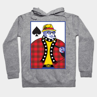 Hipster King of Spades Hoodie