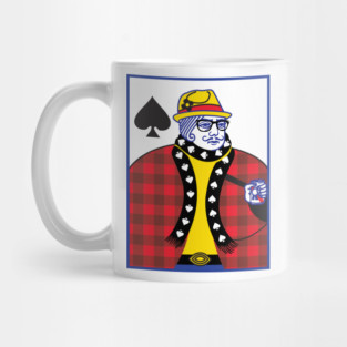 Hipster King of Spades Mug