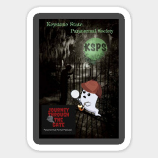 Keystone State Paranormal meets Crispy Holmes Sticker