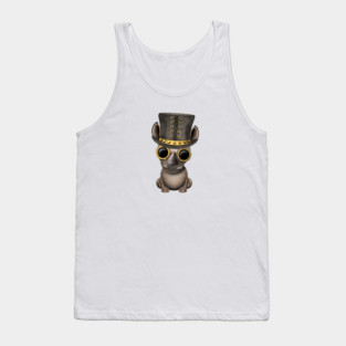 Steampunk Baby Rhino Tank Top