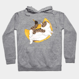 Dragon Li cat sleep on a leaf Hoodie