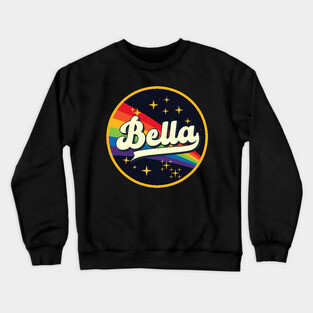 Bella // Rainbow In Space Vintage Style Crewneck Sweatshirt