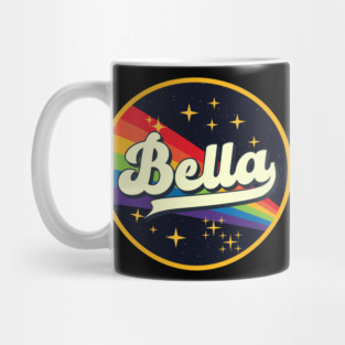 Bella // Rainbow In Space Vintage Style Mug