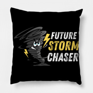 Future Storm Weather Chaser Tornado Kids Pillow