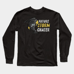 Future Storm Weather Chaser Tornado Kids Long Sleeve T-Shirt