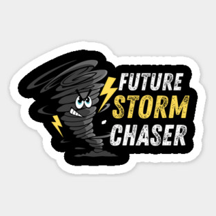 Future Storm Weather Chaser Tornado Kids Sticker