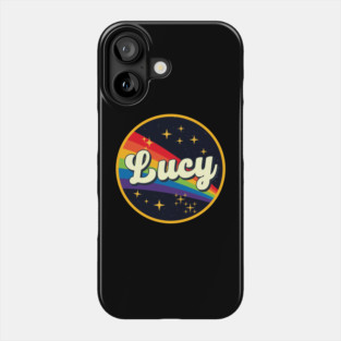 Lucy // Rainbow In Space Vintage Style Phone Case