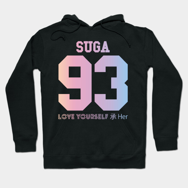 BTS (Bangtan Boys) LOVE YOURSELF 轉 'Her' Suga 93 Jersey Bts