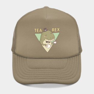Cute Dinosaur Tea Rex Trex Pun Hat
