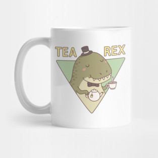 Cute Dinosaur Tea Rex Trex Pun Mug