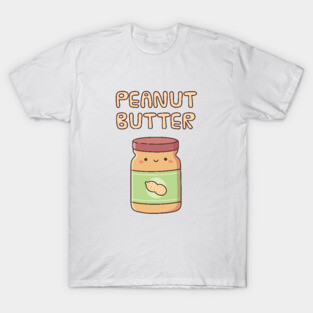 Cute Peanut Butter Jar Doodle T-Shirt