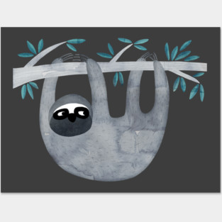 Sloth Posters and Art
