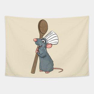 Remy the Little Chef from Ratatouille Tapestry