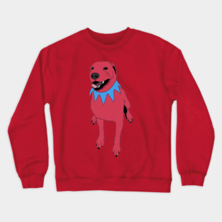 Grateful Dawg Red Crewneck Sweatshirt