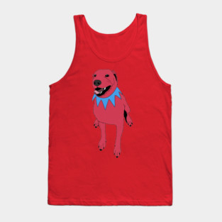 Grateful Dawg Red Tank Top