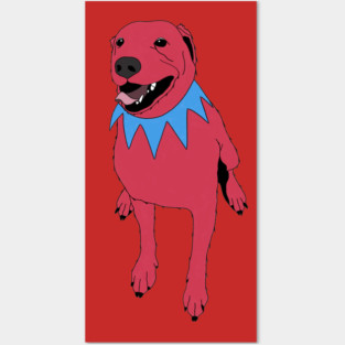Grateful Dawg Red Posters and Art