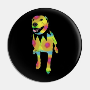 Grateful Dawg Tie-Dye Pin