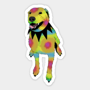 Grateful Dawg Tie-Dye Sticker