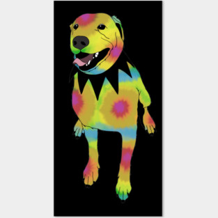 Grateful Dawg Tie-Dye Posters and Art