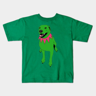 Grateful Dawg Green Kids T-Shirt