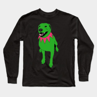 Grateful Dawg Green Long Sleeve T-Shirt