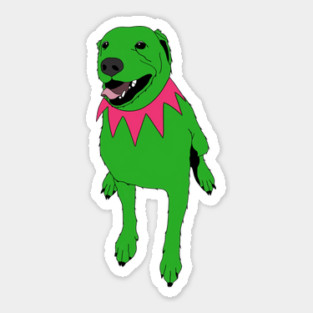 Grateful Dawg Green Sticker