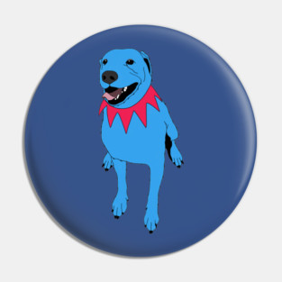 Grateful Dawg Blue Pin
