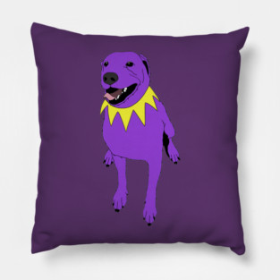 Grateful Dawg Purple Pillow