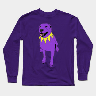 Grateful Dawg Purple Long Sleeve T-Shirt