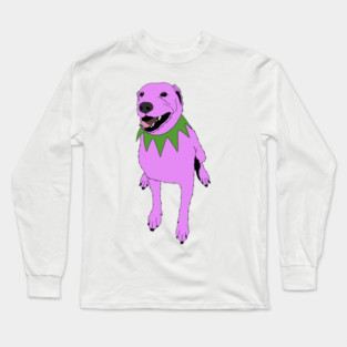 Grateful Dawg Pink Long Sleeve T-Shirt