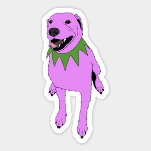 Grateful Dawg Pink Sticker