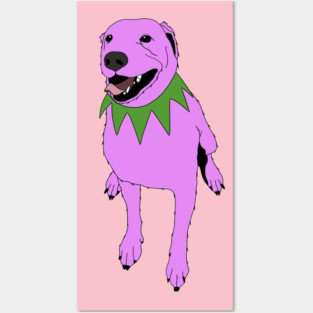 Grateful Dawg Pink Posters and Art