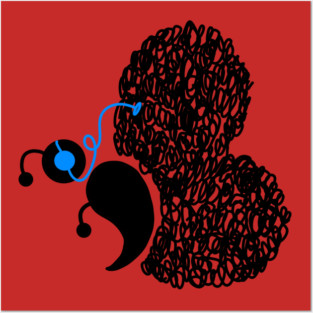 Noise Semicolon Butterfly Posters and Art