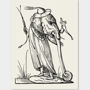 Grotesque #24 The Drolatic Dreams of Pantagruel (1565) Posters and Art