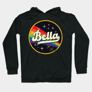Bella // Rainbow In Space Vintage Grunge-Style Hoodie
