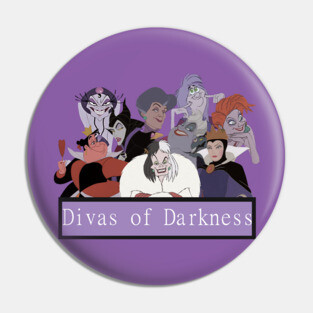 Divas of Darkness Pin